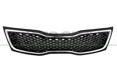 RADIATOR GRILLE-BLACK-WITH CHROME FRAME