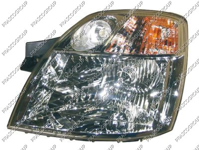 HEADLAMP RIGHT H4 ELECTRIC-WITH MOTOR