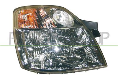 HEADLAMP LEFT H4 ELECTRIC-WITH MOTOR