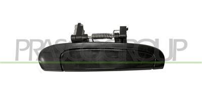 REAR DOOR HANDLE RIGHT-OUTER-SMOOTH-BLACK