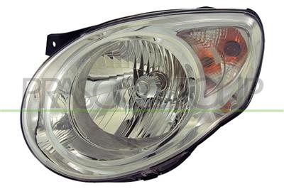HEADLAMP LEFT H4 ELECTRIC-WITH MOTOR 8 PINS
