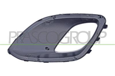 FRONT BUMPER GRILLE RIGHT-BLACK-TEXTURED FINISH-WITH FOG LAMP HOLE