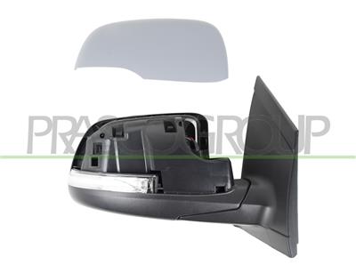 DOOR MIRROR RIGHT-ELECTRIC-PRIMED-HEATED-FOLDABLE-WITH LAMP-CONVEX