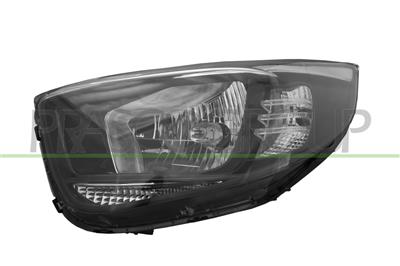 HEADLAMP LEFT H4 ELECTRIC-WITH MOTOR