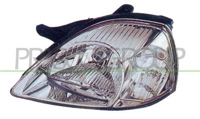 HEADLAMP LEFT H4 ELECTRIC-WITH MOTOR-CLEAR LAMP