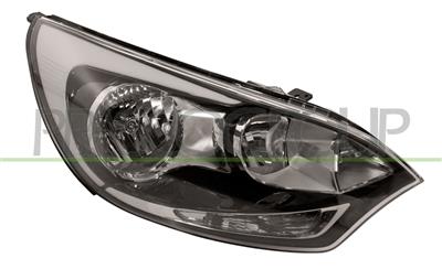 HEADLAMP RIGHT H1+H1 ELECTRIC-WITHOUT MOTOR-BLACK-7 PIN