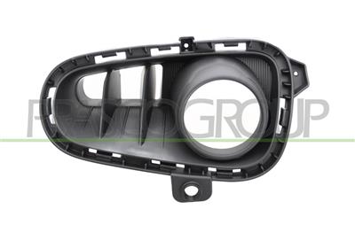BUMPER GRILLE RIGHT-BLACK-WITH FOG LAMP HOLE-WITH FRAME HOLE