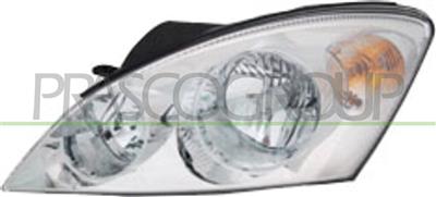 HEADLAMP LEFT H1+H7 ELECTRIC-WITH MOTOR