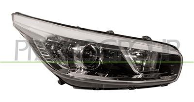 HEADLAMP RIGHT H7+H7 ELECTRIC-WITH MOTOR-BLACK MOD. GT-LINE