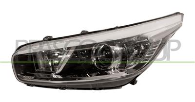 HEADLAMP LEFT H7+H7 ELECTRIC-WITH MOTOR-BLACK MOD. GT-LINE