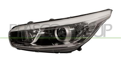 HEADLAMP LEFT H7+H7 ELECTRIC-WITH MOTOR-BLACK MOD. COOL ACTIVE