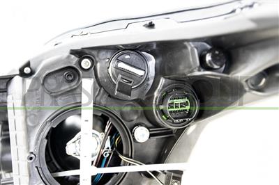HEADLAMP LEFT H7+H7+H7 ELECTRIC-WITH MOTOR-WITH DAY RUNNING LIGHT-LED-BLACK