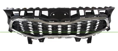 GRILLE CALANDRE-NOIRE AVEC CADRE CHROME'