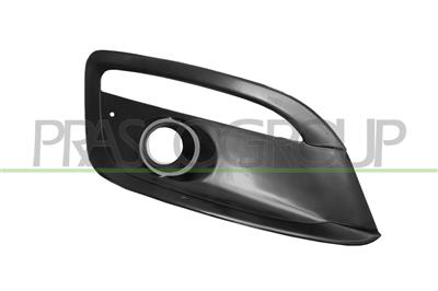 FRONT BUMPER GRILLE RIGHT-WITH FOG LAMP HOLES-BLACK