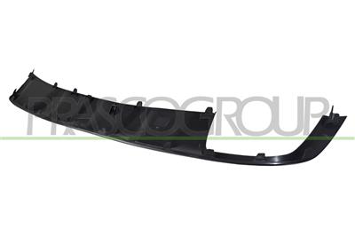 REAR BUMPER SPOILER-BLACK SMOOTH FINISH TO BE PRIMED-WITH RIGHT DOUBLE HOLE EXHAUST
