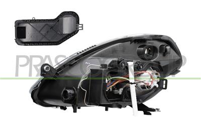 HEADLAMP RIGHT H3+H7 ELECTRIC-WITHOUT MOTOR