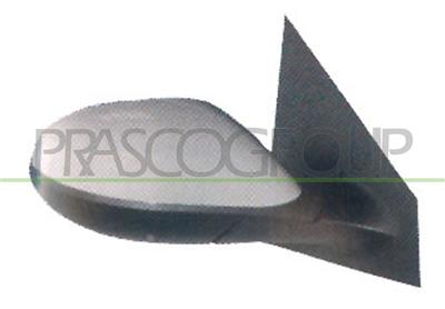 DOOR MIRROR RIGHT-CABLE-PRIMED-CONVEX-CHROME