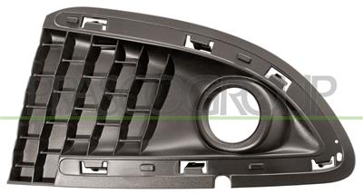 BUMPER GRILLE LEFT-WITH FOG LAMP AND MOLDING HOLES