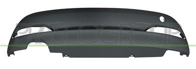 REAR BUMPER SPOILER-PRIMED-WITH CUTTING MARKS FOR PDC