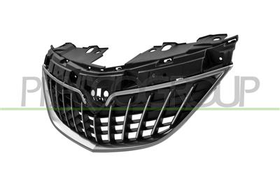 RADIATOR GRILLE-BLACK-WITH CHROME MOLDING MOD. 21 >