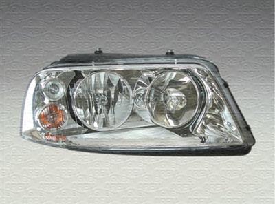 HEADLAMP LEFT H1+H7 ELECTRIC-WITH MOTOR-CHROME