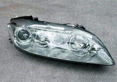 HEADLAMP RIGHT-WITH ALUMINIUM FRAME MAZDA 6 MOD. 02>05