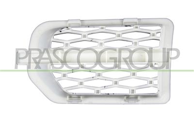 FRONT FENDER GRILLE RIGHT-SILVER