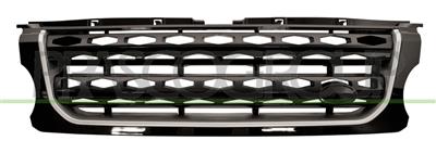 GRILLE CALANDRE NOIRE/NOIRE/ARGENT