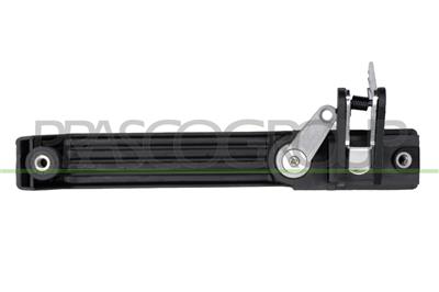 FRONT DOOR HANDLE RIGHT-OUTER-BLACK-WITH KEY HOLE