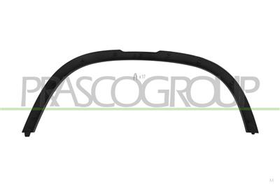 FRONT WHEEL ARCH EXTENSION LEFT-BLACK-TEXTURED FINISH