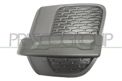 BUMPER GRILLE LEFT-BLACK-WITHOUT FOG LAMP HOLE