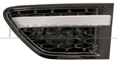 GRIGLIA-NERA-LUCIDA-ARGENTO PARAFANGO ANTERIORE SINISTRO MOD. SUPERCHARGED-AUTOBIOGRAPHY MOD. SPORT BLACK PACK