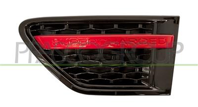 GITTER LINKS KOTFLUEGEL VORNE-SCHWARZ-ROT MOD. AUTOBIOGRAPHY DESIGN EXCLUSIVE