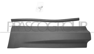 REAR LEFT DOOR MOLDING-BLACK-TEXTURED FINISH-WITH CLIPS-WITH GASKET