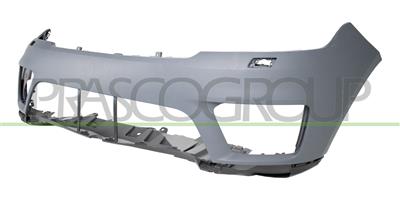 FRONT BUMPER-PRIMED-WITH HEADLAMP WASHER HOLES-WITH CUTTING MARKS FOR PARK ASSIST