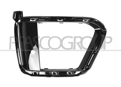 GRILLE FRAME RIGHT-BLACK-GLOSSY-WITH PDC HOLE+SENSOR HOLDER