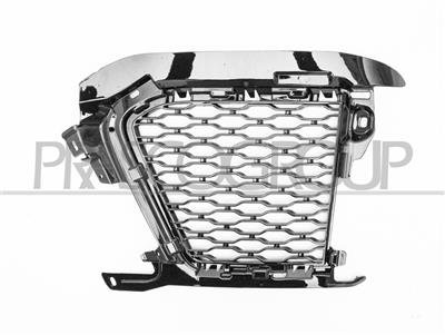 BUMPER GRILLE LEFT-BLACK-GLOSSY