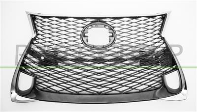 RADIATOR GRILLE-BLACK-WITH CHROME MOLDING-WITH PDC MOD. F SPORT