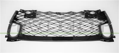 FRONT BUMPER GRILLE-CENTRE-BLACK MOD. F SPORT