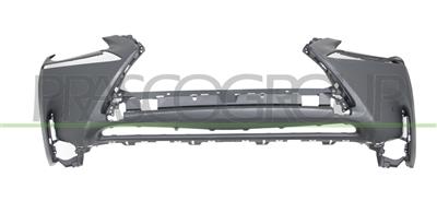 FRONT BUMPER-PRIMED-WITH PDC+SENSOR HOLDERS-WITH HEADLAMP WASHER HOLES-WITH CUTTING MARKS FOR PARK ASSIST