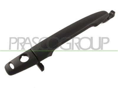 FRONT DOOR HANDLE LEFT-OUTER-PRIMED-WITH SMART ENTRY-WITH KEY HOLE