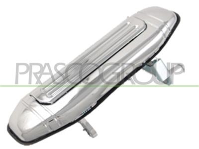 FRONT DOOR HANDLE RIGHT-OUTER-CHROME-WITH BOLT