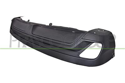 REAR BUMPER SPOILER-BLACK-TEXTURED FINISH-WITH SENSOR CUTTING MARKS FOR PDC