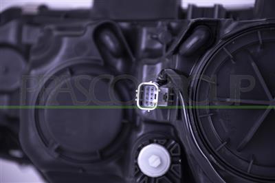 OPTICA DERECHA H7+HB3 ELECTRICA-CON MOTOR-CON LUZ DIURNA-LED