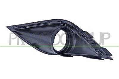 BUMPER GRILLE RIGHT-BLACK-WITH FOG LAMP HOLE