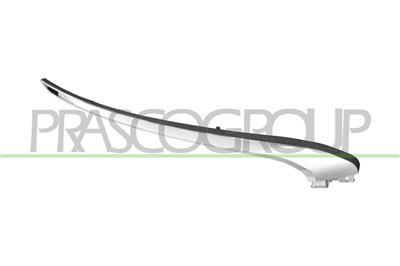 FRONT BUMPER MOLDING RIGHT-UPPER-CHROME