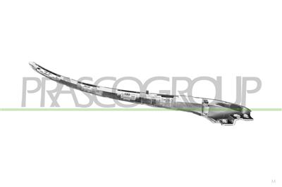 MOLDURA IZQUIERDA PARACHOQUES DELANTERO-SUPERIOR-CROMADA