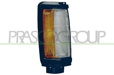 FRONT INDICATOR RIGHT-CLEAR/AMBER-WITH BULB HOLDER-WITH BLACK FRAME