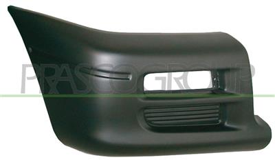FRONT BUMPER END CUP RIGHT-BLACK