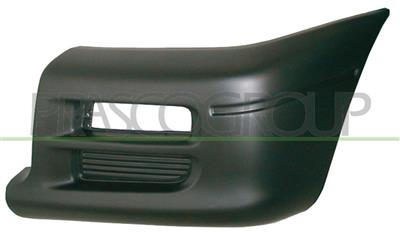 FRONT BUMPER END CUP LEFT-BLACK